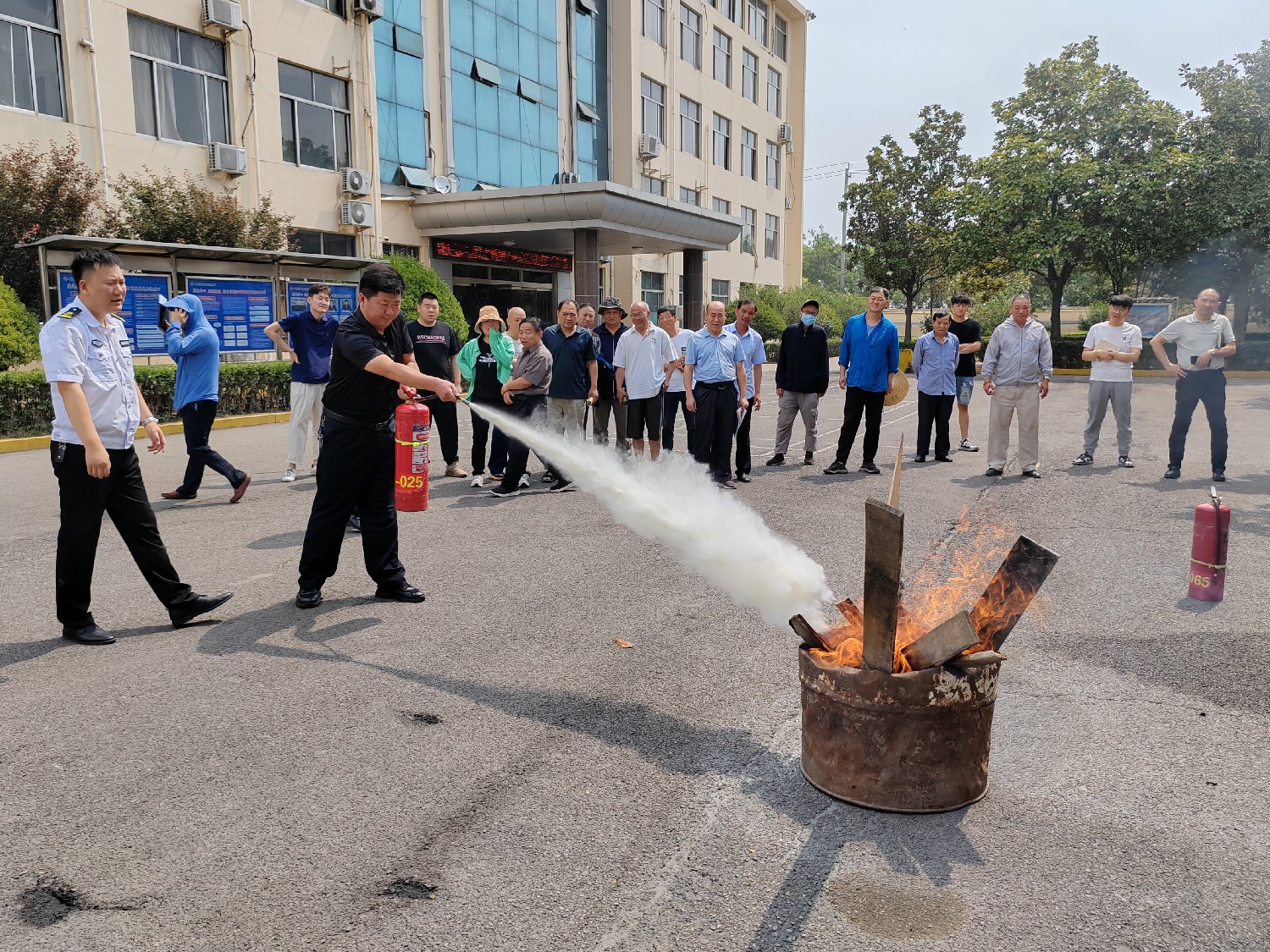 金達煤礦開展消防培訓及演練
